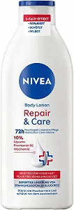 Лосьйон для тіла NIVEA Repair & Care для дуже сухої шкіри з гліцерином, ніацинамідом та провітаміном B5, 400 мл - Фото 1