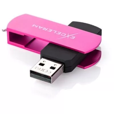 USB флеш-накопитель Exceleram 32GB P2 Series Rose/Black USB 2.0 EXP2U2ROB32, фото №8