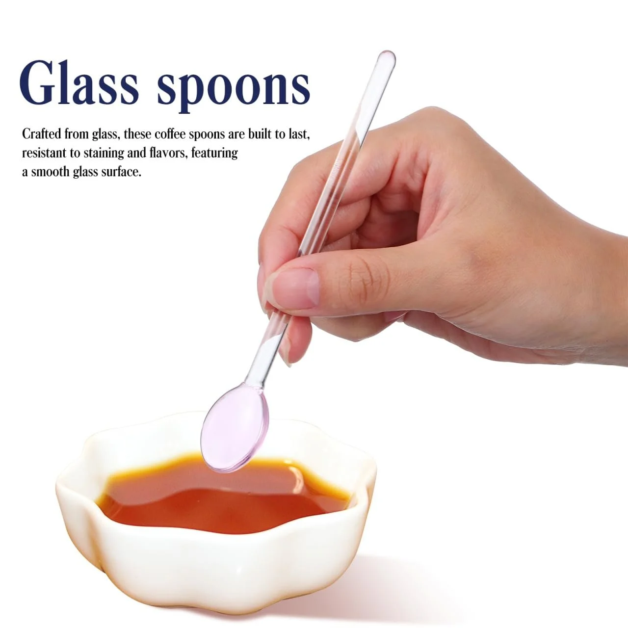 Набір скляних ложок 6 шт., фото №6