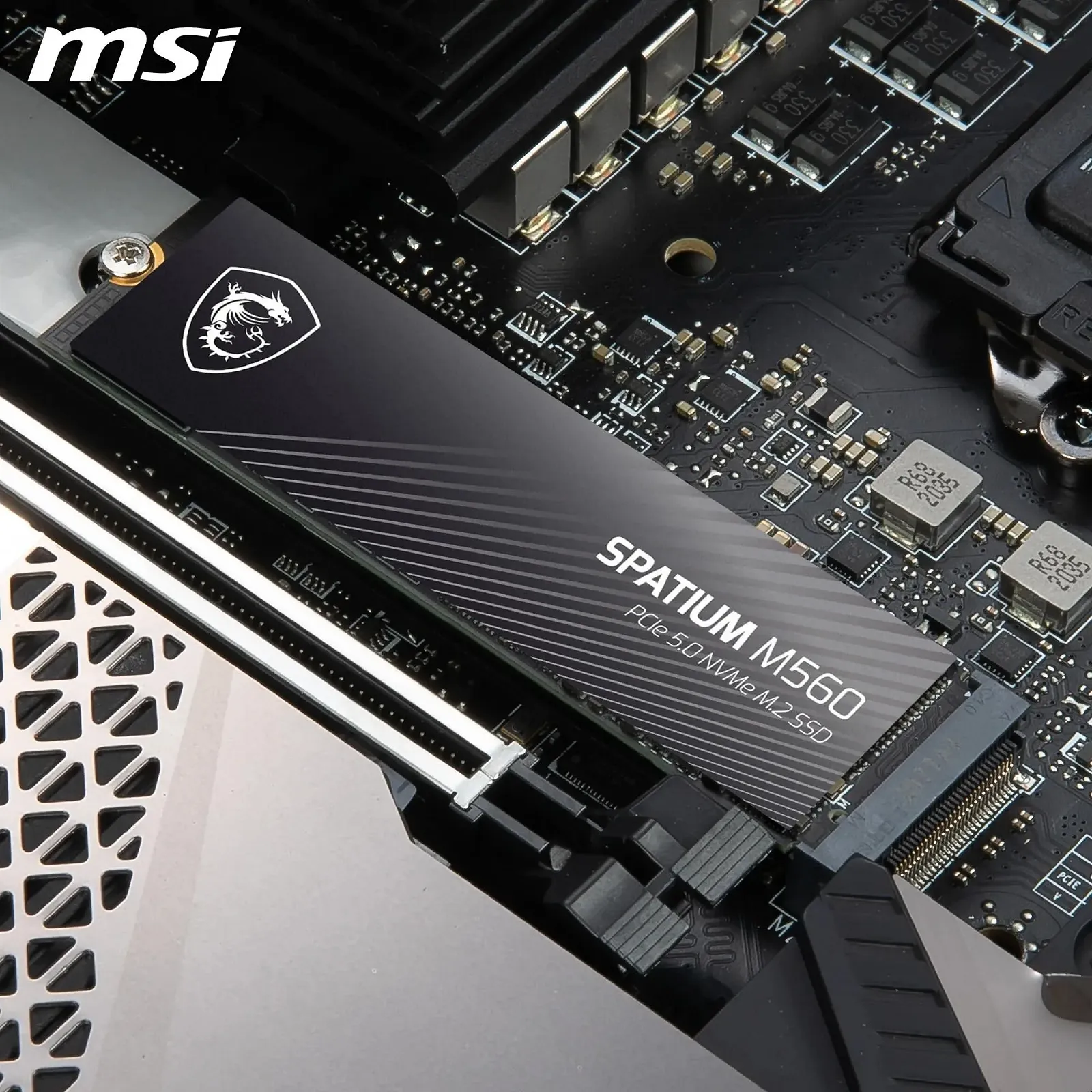SSD MSI SPATIUM M560 1 ТБ PCIe 5.0 NVMe M.2 10,200 МБ/с 8,400 МБ/с 3D NAND 600 TBW, фото №6