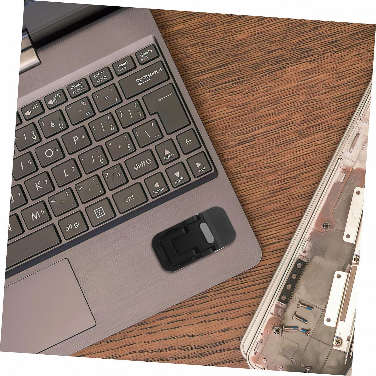 Подставка для ноутбука SEWACC Эргономичная складная портативная с невидимой клейкой задней частью, совместима с различными размерами ноутбуков, улучшенная осанка и охлаждение, фото №5