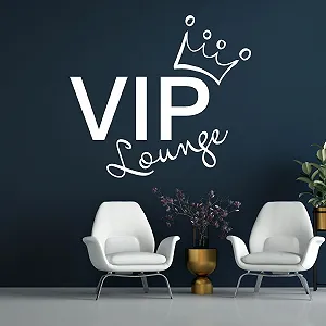 Наклейка на стіну GRAZDesign VIP Lounge Luxury 64 x 57 см 010 Біла synthetic.ua - Фото 1