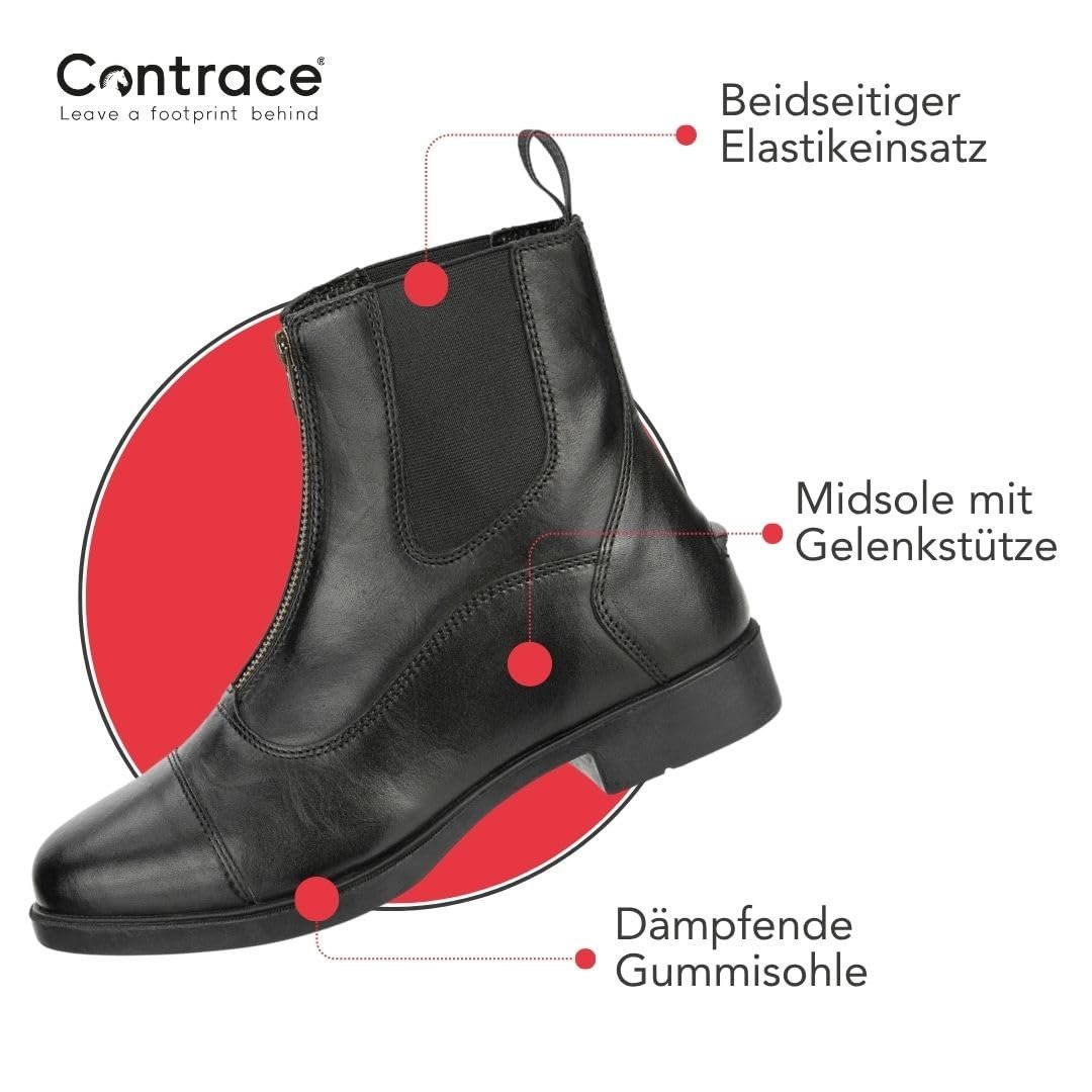 Челси Contrace Frontzip Leather Ботильоны Кожаные, фото №3