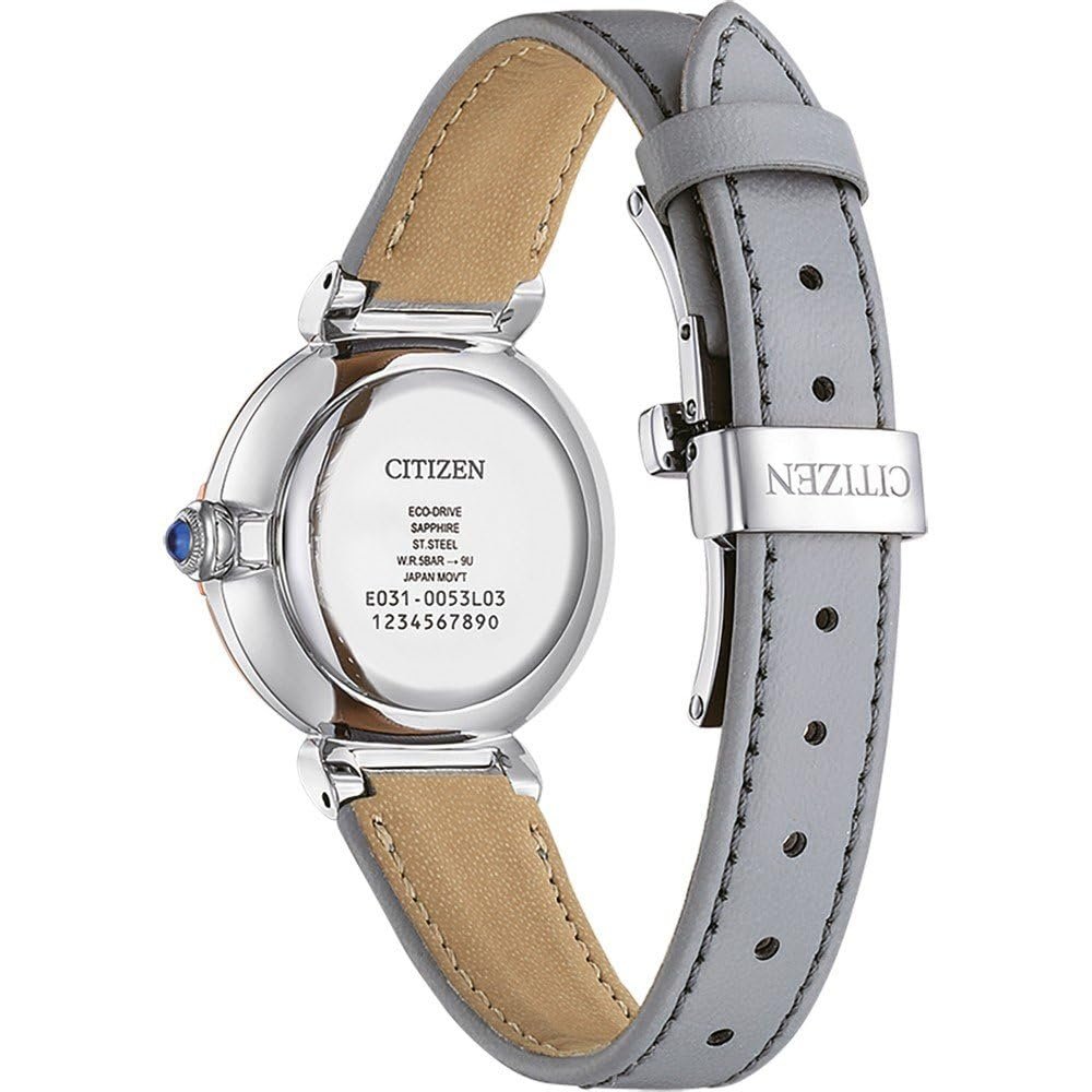 Женские аналоговые кварцевые часы CITIZEN EM1074-15D, серебристый, ремешок из нержавеющей стали, фото №3 Женские аналоговые кварцевые часы CITIZEN EM1074-15D, серебристый, ремешок из нержавеющей стали, фото №3