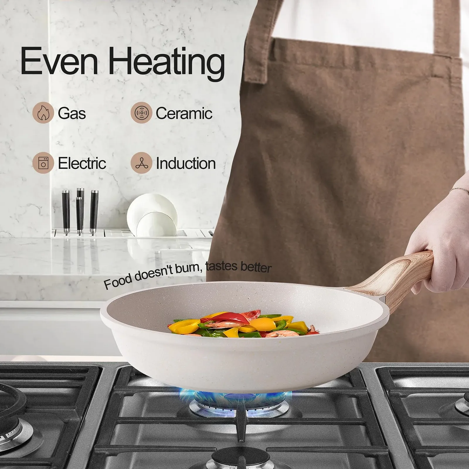 Сковорідка RIOVARM Індукційна Антипригарна 24 см, фото №3