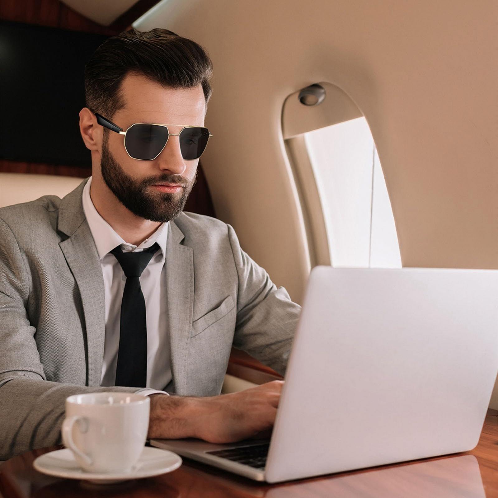 Умные очки AI-переводчик с поддержкой 163 языков, мгновенный перевод, IP67, фото №7