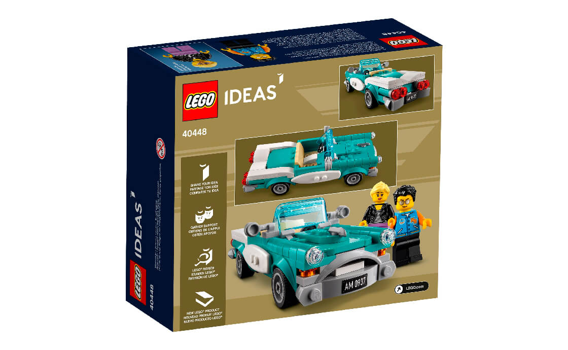 Дитячий конструктор LEGO Ideas Старий автомобіль 40448, фото №3 Дитячий конструктор LEGO Ideas Старий автомобіль 40448, фото №3