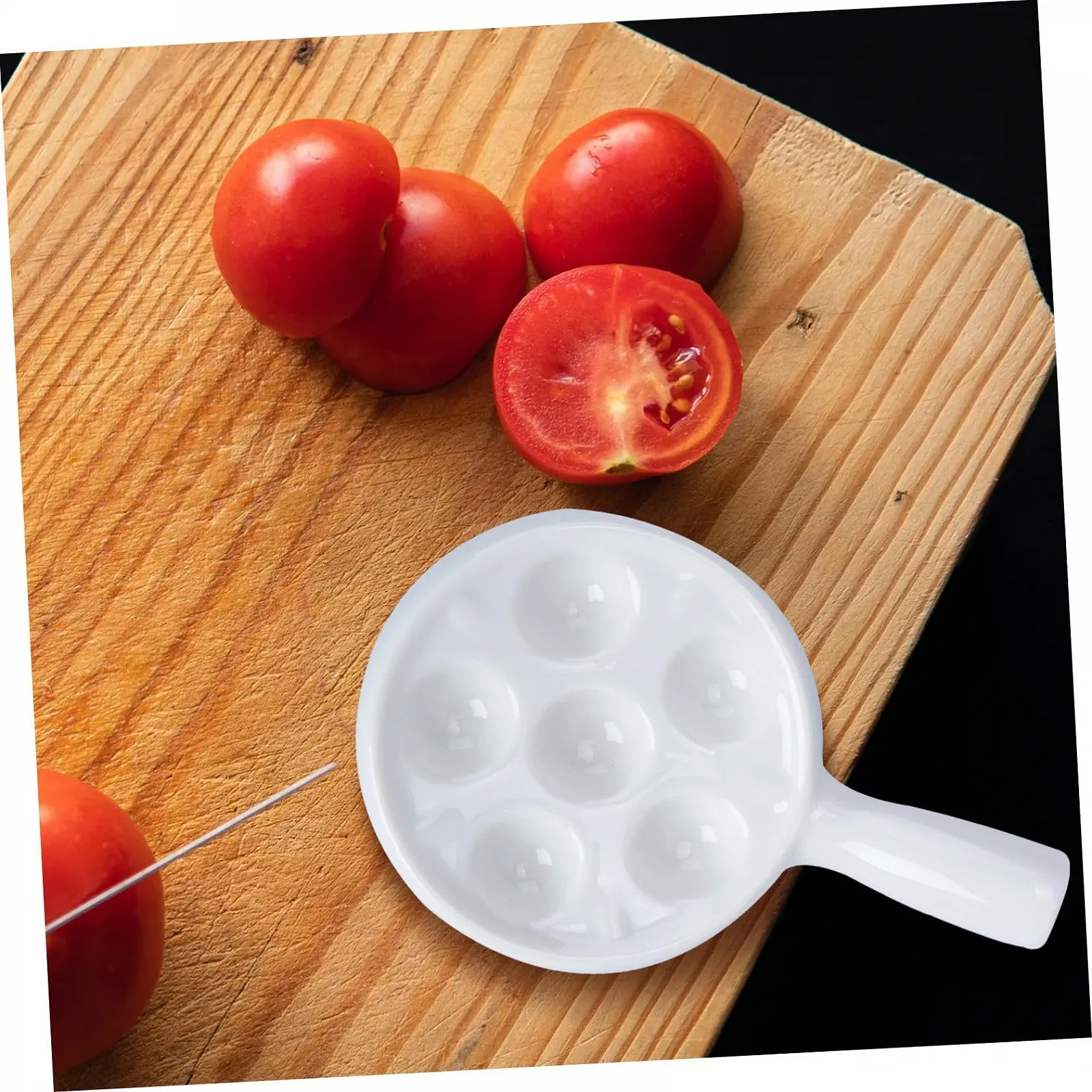 Форма для запекания улиток Ciieeo Ceramic Snail Pan с ручкой Белый, фото №5