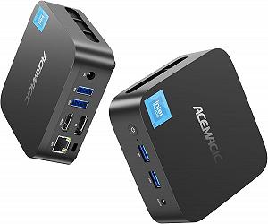 Міні ПК ACEMAGIC Vista Mini V1 / Intel N150 / RAM 16GB / SSD 512GB / 1 x HDMI /  1 х LAN / Wi-Fi 5 / Bluetooth 4.2 / Windows 11 / Чорний - Фото 1