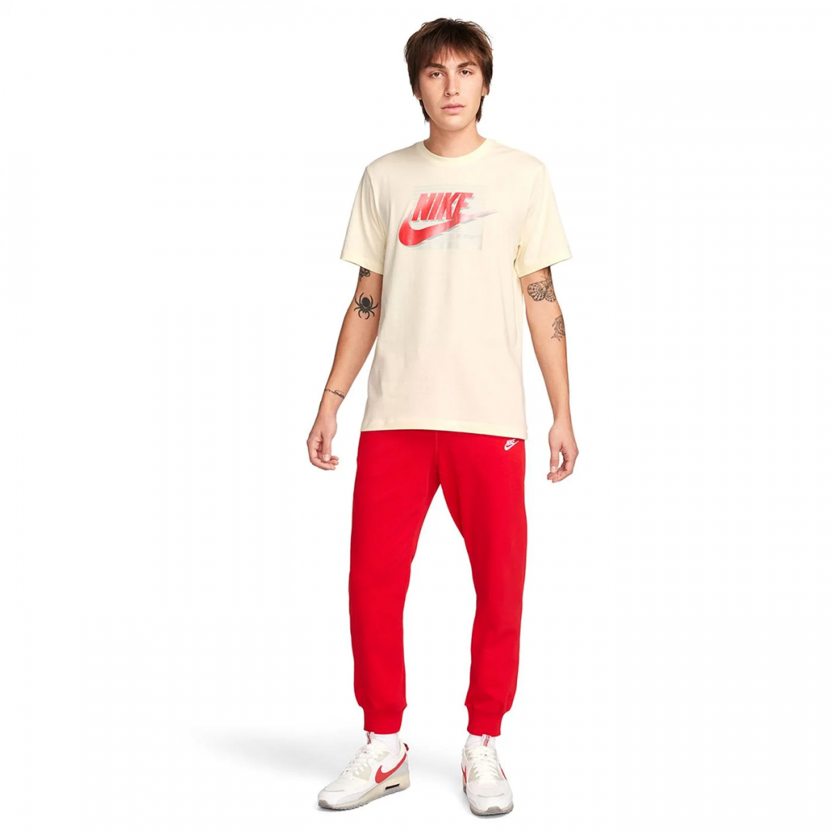 Футболка Nike M NSW TEE 6MO FUTURA FQ7995-113 Бежевый XL, фото №4
