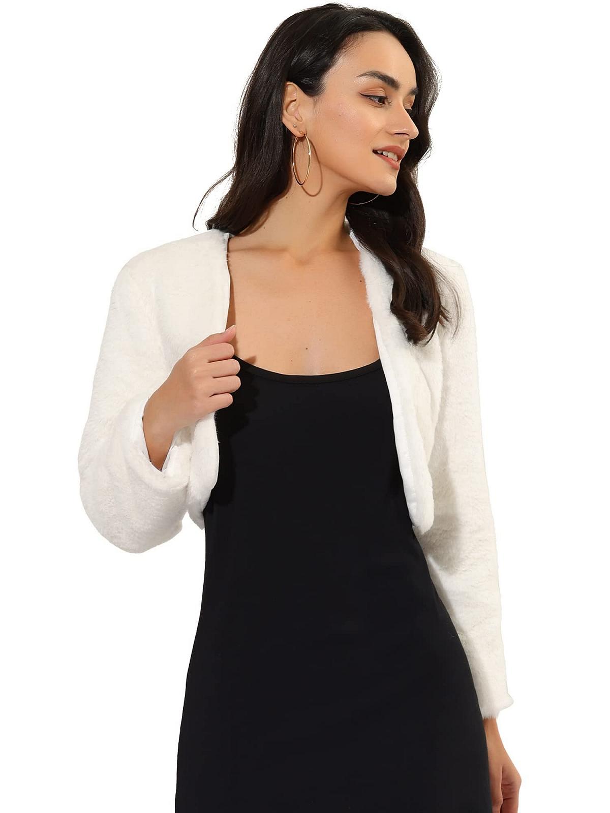 Женский Болеро Allegra K с длинными рукавами, фото №1 Женский Болеро Allegra K с длинными рукавами, фото №1