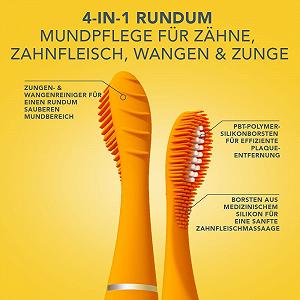 Електрична зубна щітка FOREO ISSA mini 3 Mango Tango 4-в-1 звукова силіконова synthetic.ua - Фото 1