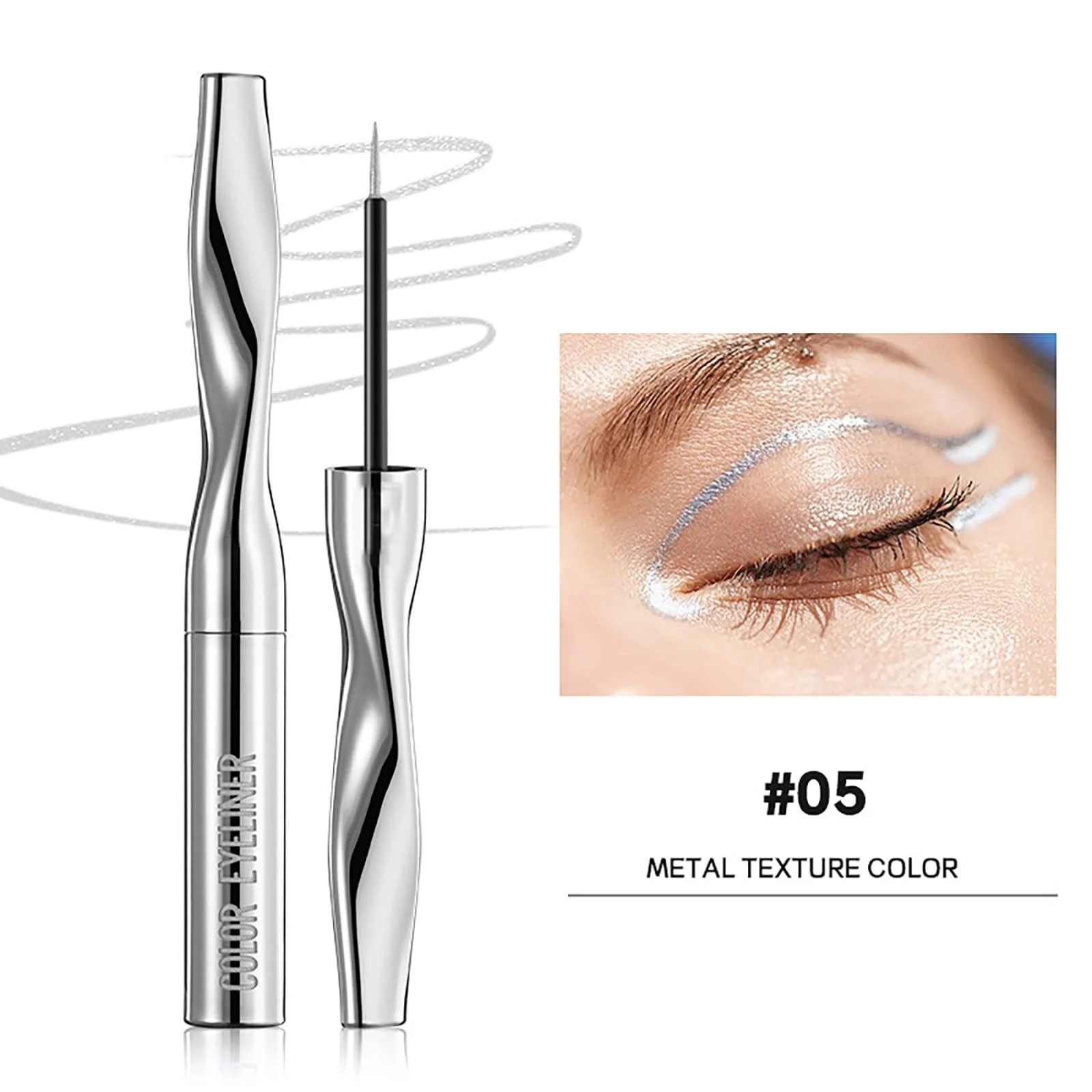 Подводка для глаз Tmianya Жидкая Цветная, фото №2