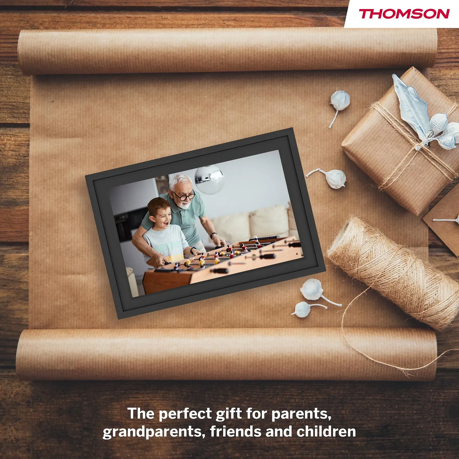 Цифровая фоторамка Thomson 10" IPS HD WLAN 32 GB, фото №2 Цифровая фоторамка Thomson 10" IPS HD WLAN 32 GB, фото №2