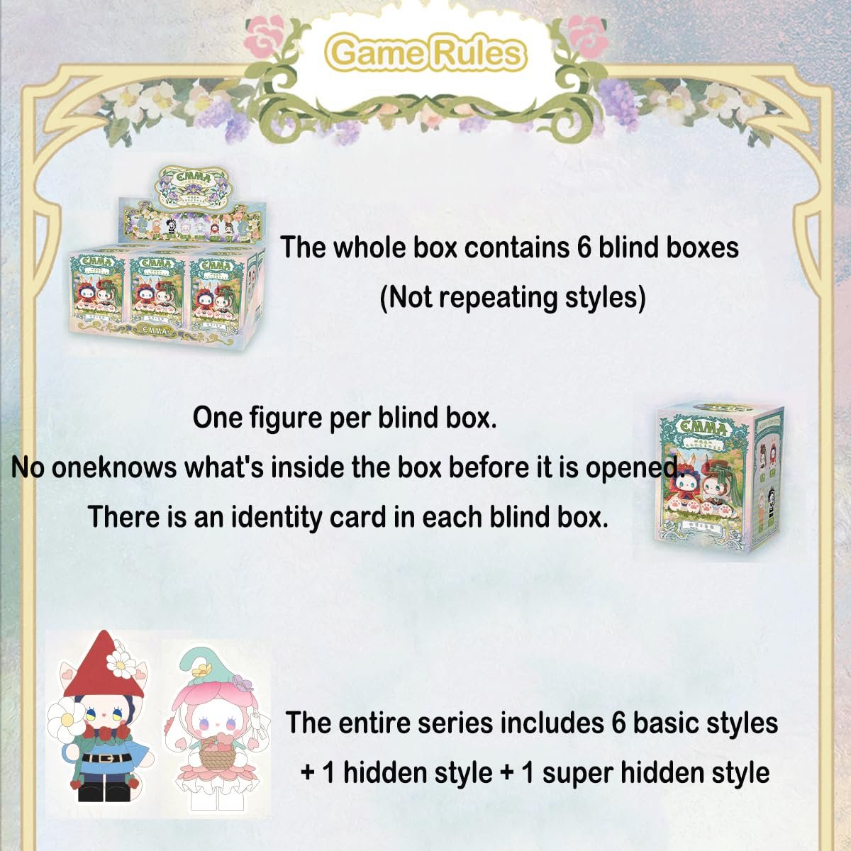 Фигурки Emma Secret Forest Garden Dating Series Blind Box, 3 шт, фото №2