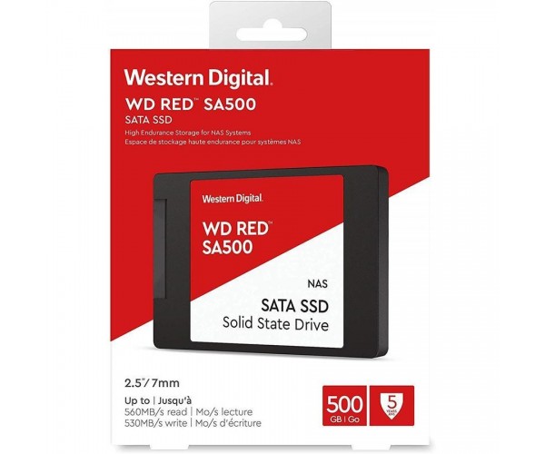 SSD накопичувач WD Red SA500 500 GB WDS500G1R0A, фото №5