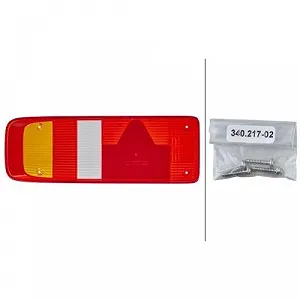 Скло заднього ліхтаря HELLA 9EL 340 829-001 для DAF SCANIA CLAAS DEMAG TEREX synthetic.ua - Фото 1