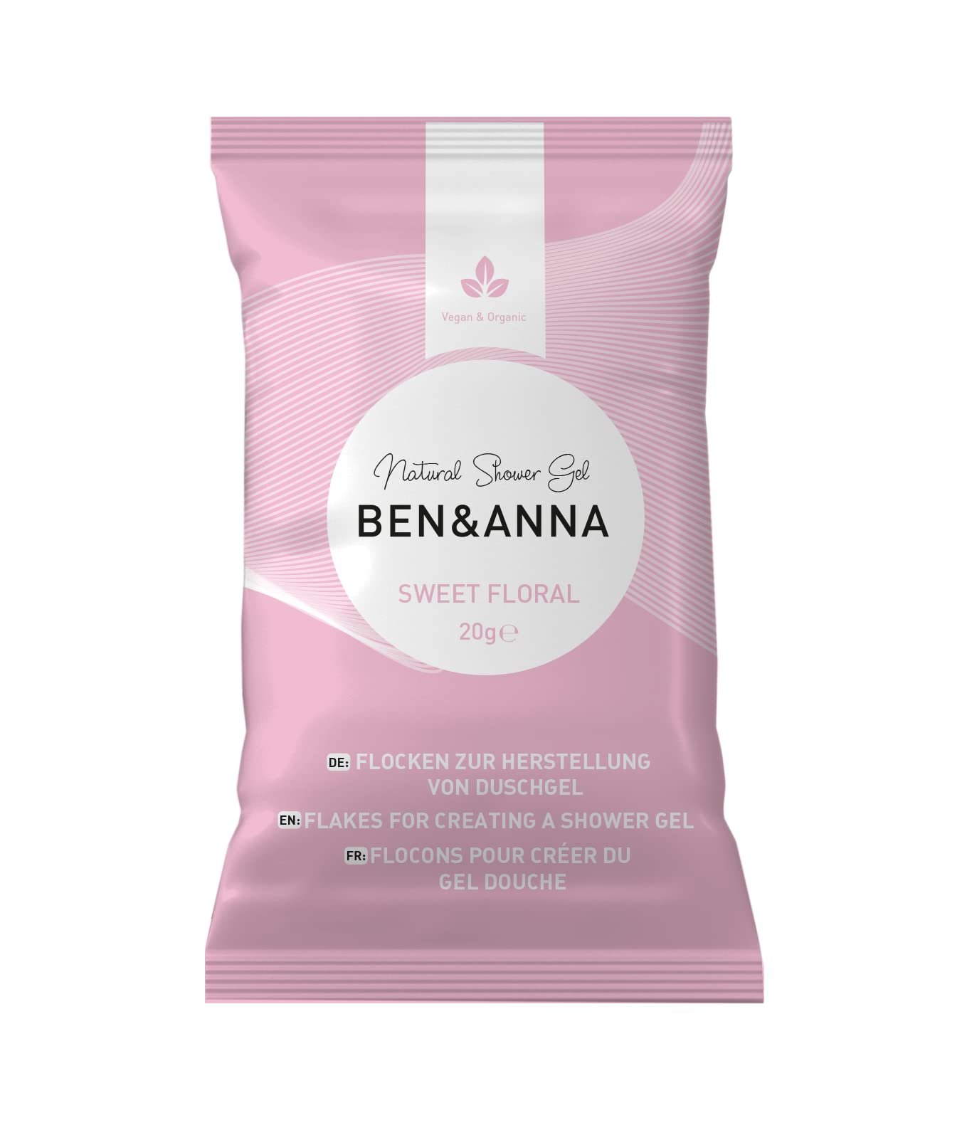 Гель для душа Ben&Anna Sweet Floral Натуральный в компостируемой бумажной упаковке, фото №2