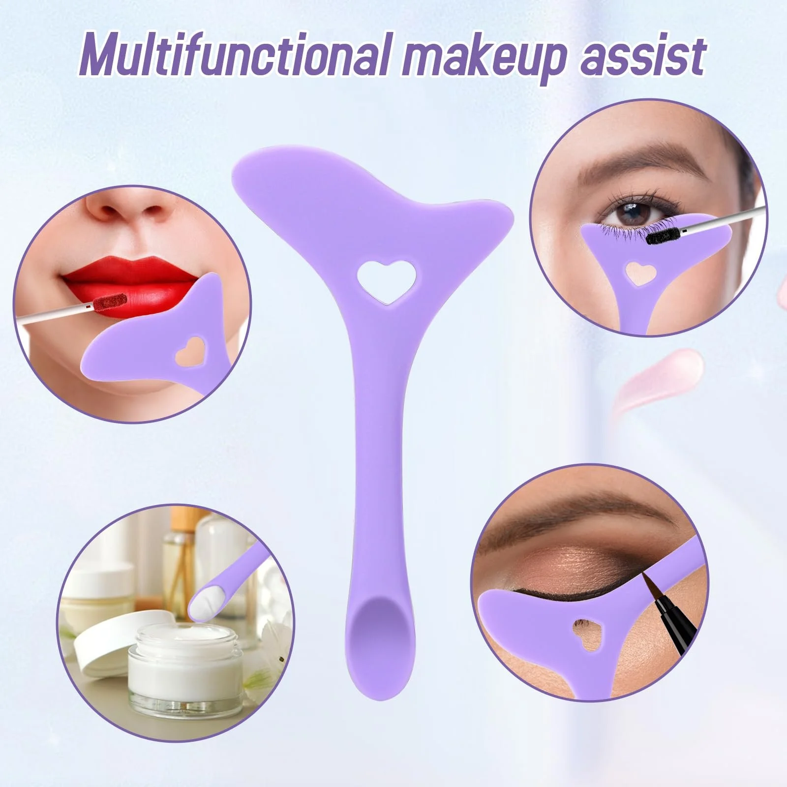 Шаблони силіконові для нанесення підводки універсальні для початківців, фото №7 Шаблони силіконові для нанесення підводки універсальні для початківців, фото №7