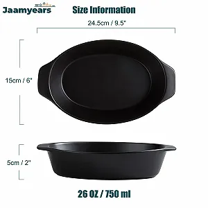 Форма для запікання 750 мл овальна керамічна synthetic.ua - Фото 1