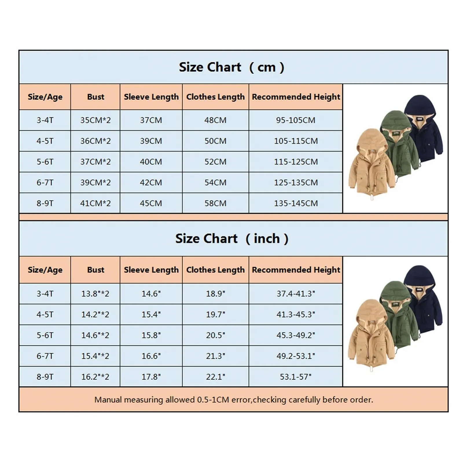 Детская куртка с капюшоном Amropi для мальчиков с флисовой подкладкой, парка, верхняя одежда для детей 3-10 лет, фото №6