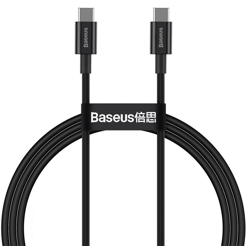 Дата кабель Baseus Superior Series Fast Charging Type-C to PD 100W 1m CATYS-B, фото №1
