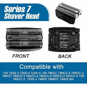 Сменная головка для электробритвы 70B 2 шт. для Braun Series 7 720 730 790CC 760CC 765CC цена на synthetic.ua - Фото 1 Сменная головка для электробритвы 70B 2 шт. для Braun Series 7 720 730 790CC 760CC 765CC synthetic.ua - Фото 1