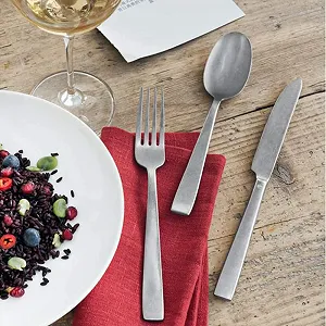 Набір столових приборів Sambonet Flat Vintage Нержавіюча сталь, античний вигляд, 24 предмети synthetic.ua - Фото 1