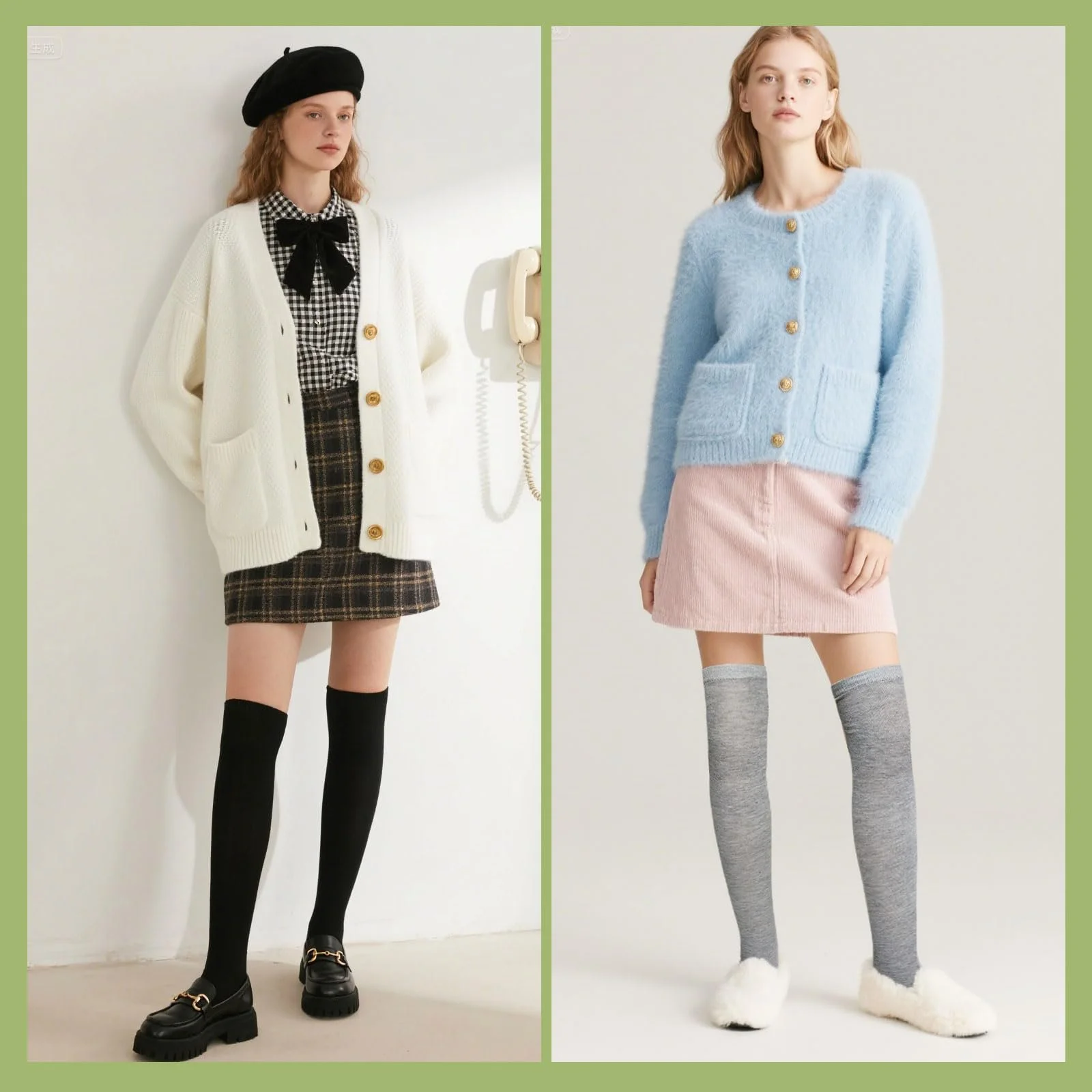 Високі гольфи 3 шт Overknee для жінок, фото №5