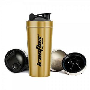 Шейкер IronFlex Steel Shaker 750 ml Gold - Фото 1