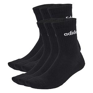 Носки adidas Linear Crew Унисекс, Амортизированные, 6 пар в упаковке - Фото 1