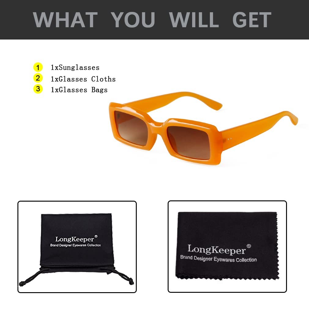 Сонцезахисні окуляри Long Keeper Вінтажні Ретро Жіночі Прямокутні UV400, фото №4 Сонцезахисні окуляри Long Keeper Вінтажні Ретро Жіночі Прямокутні UV400, фото №4