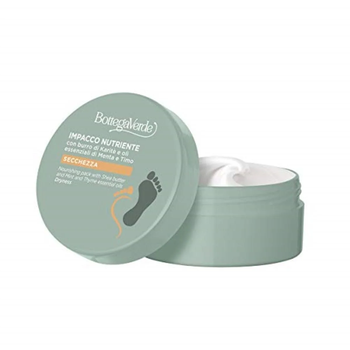 Питательный компресс для ног Bottega Verde с маслом ши и мятой 100 мл., фото №3