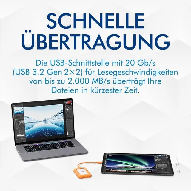 Внешний SSD Rugged Mini STMF500400 500 GB 40 Gb/s 2000 MB/s, фото №2