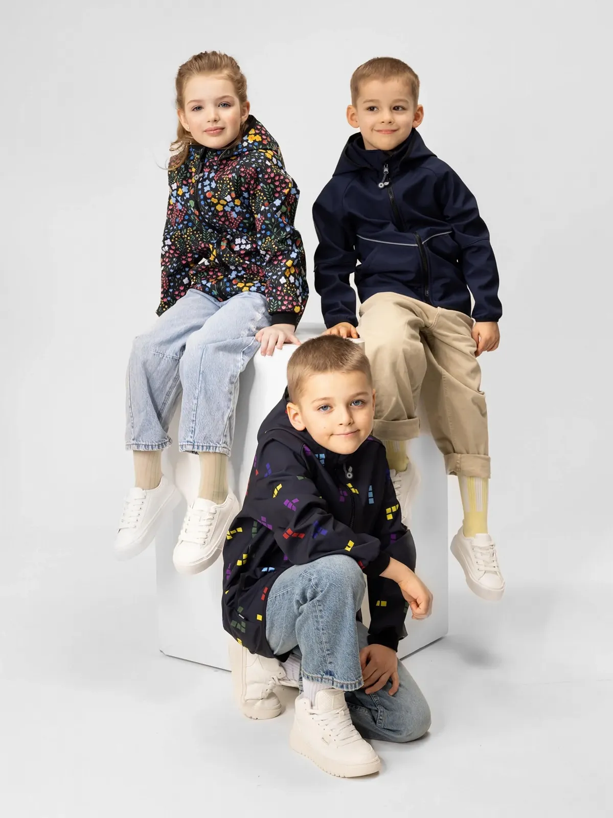 Софтшелл куртка Unuo Slim Темно-синий Черный, фото №7