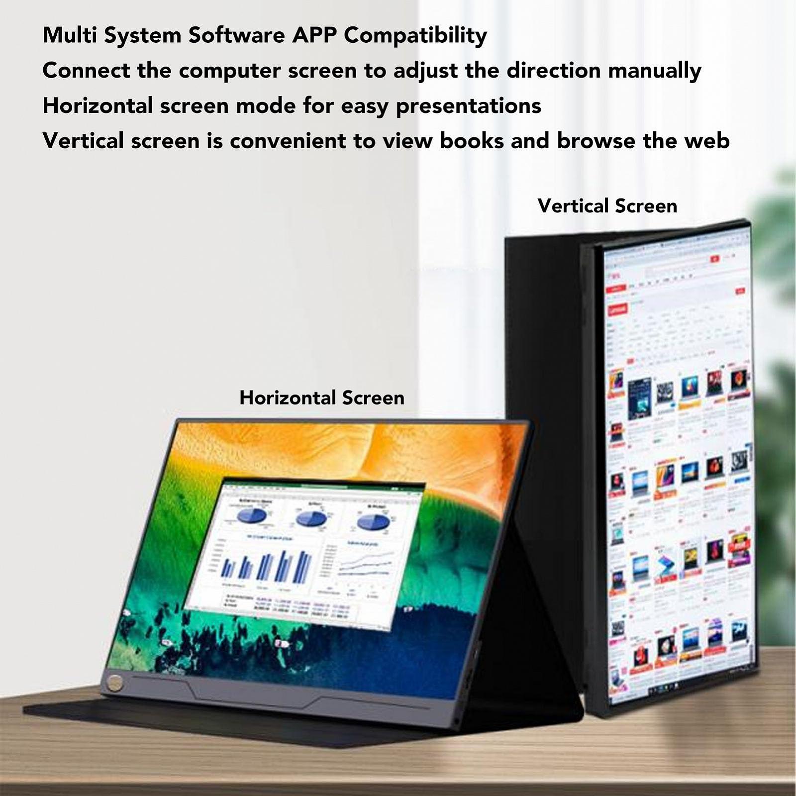 Монитор Gugxiom Portable 14.0 Inch Ultra Slim FHD 1080P с Динамиками, фото №6