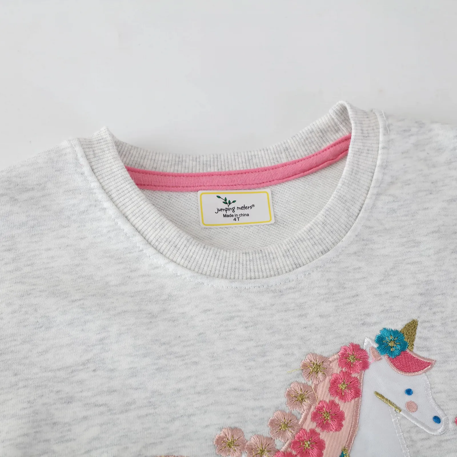 Толстовка для девочек komi kyanissor, детский пуловер, рубашка с длинными рукавами, хлопковый топ с блестками для активного отдыха с лошадью, единорогом, пчелой, для детей 1-7 лет, фото №3