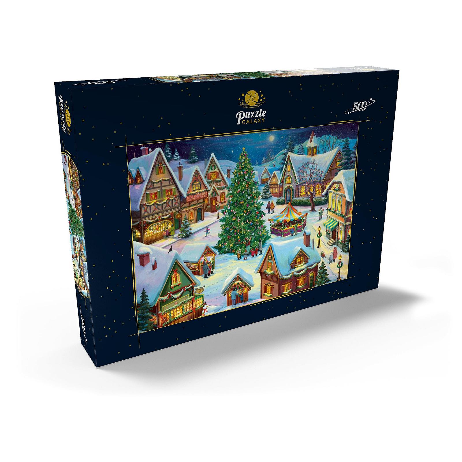 Пазл MyPuzzle Special Collection by Puzzle Galaxy Christmas Magic in the Village (Рождественская магия в деревне) 500 деталей 48 x 34 см, фото №1