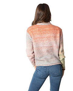 Пуловер ONLGRACE LIFE L/S PULLOVER EX KNT 15231323-Pink Nectar-Detail:W. MELANGE ONLY S synthetic.ua - Фото 1