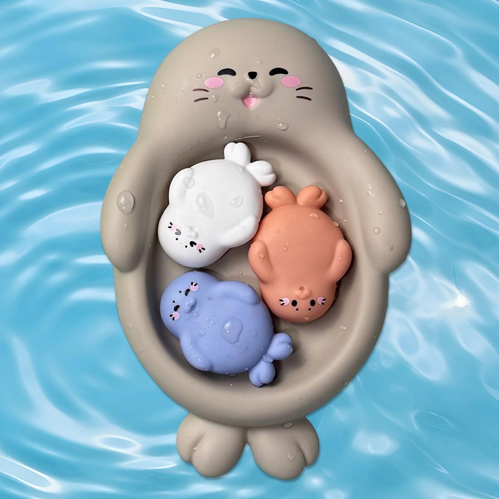 Набор игрушек для ванны Видра Гипопотам, фото №3