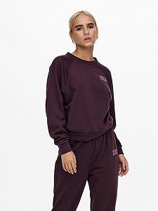 Світшот ONLLULA L/S RAGLAN SWT 15244345-Winetasting-Print:HERO ONLY Бордовий XS - Фото 1