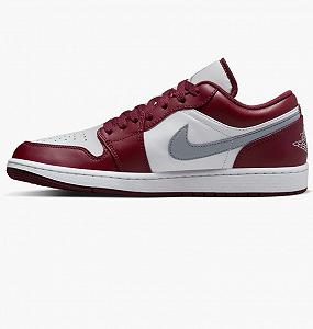 Кросівки Jordan 1 Low White Bordeaux 44.5 - Фото 1