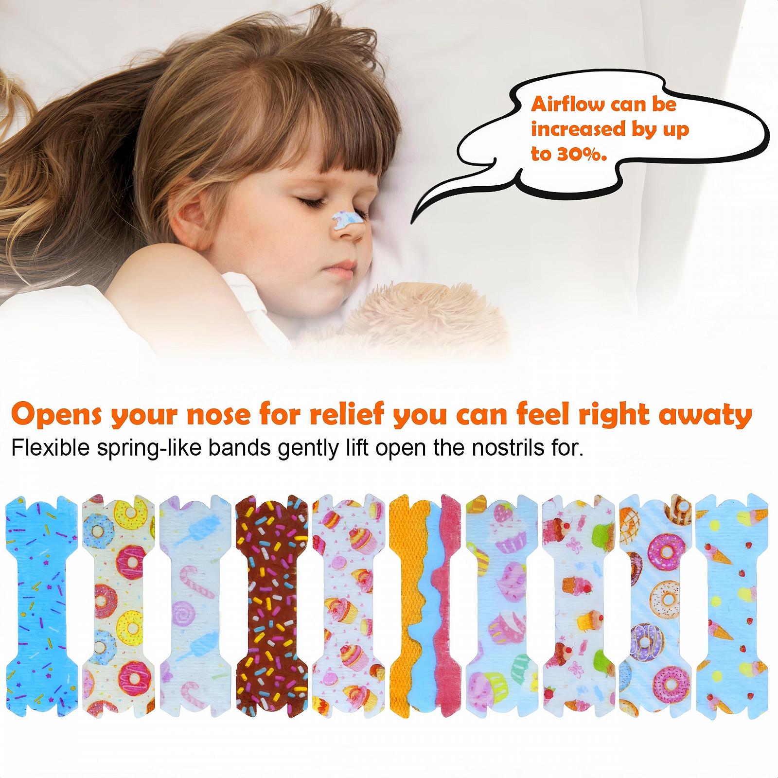 Смужки для носа Дитячі, від хропіння, для дихання, фото №5