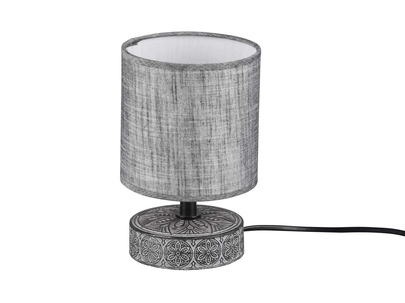 Настільна лампа Reality Leuchten Marie R50980111 E14 Кераміка Сірий, фото №1