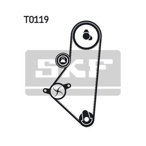 Комплект ремня ГРМ SKF VKMA 03202 для CITROËN FIAT PEUGEOT, фото №2