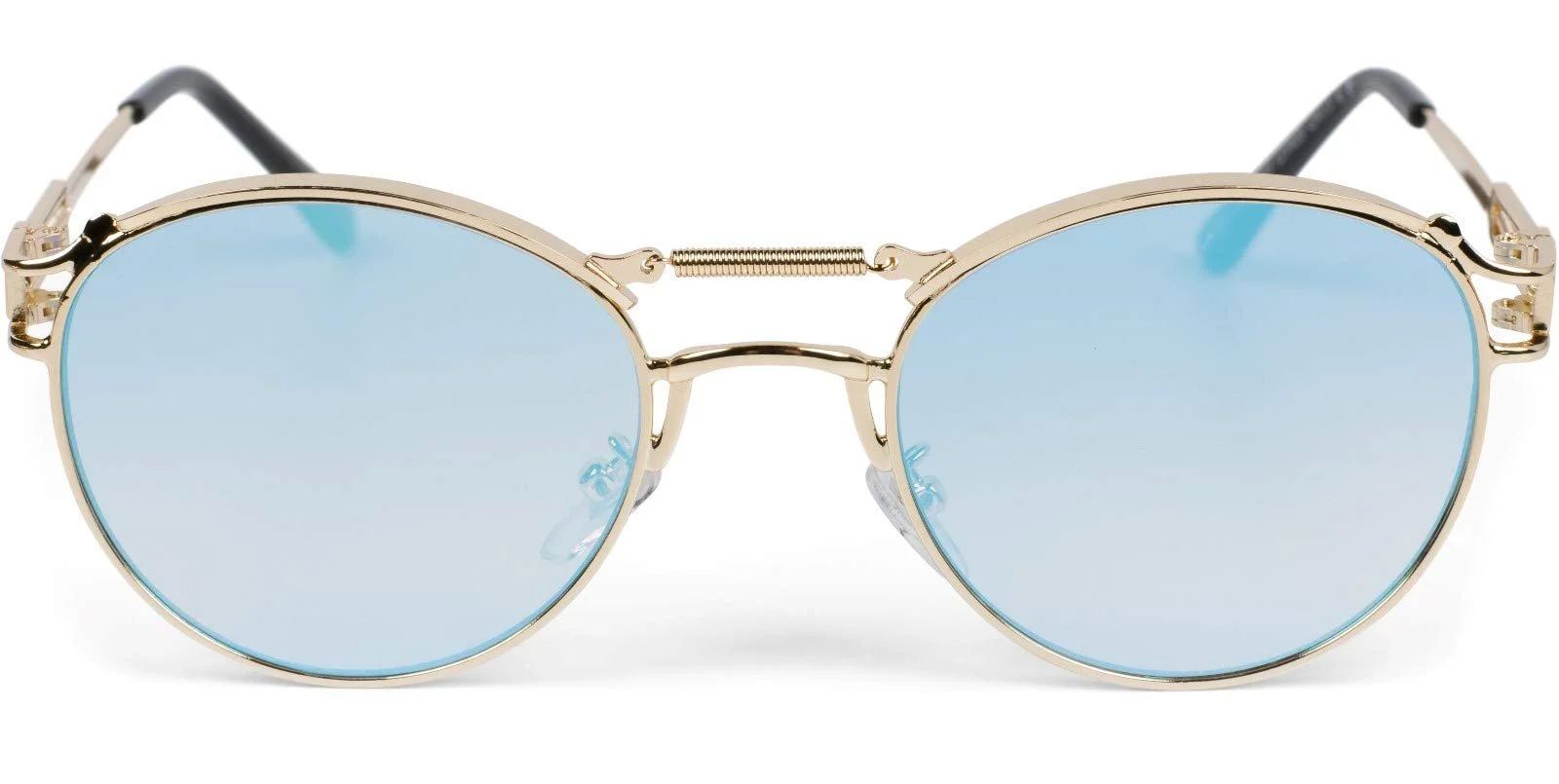 Сонцезахисні окуляри Panto styleBREAKER з овальними плоскими лінзами та металевими дужками, фото №2