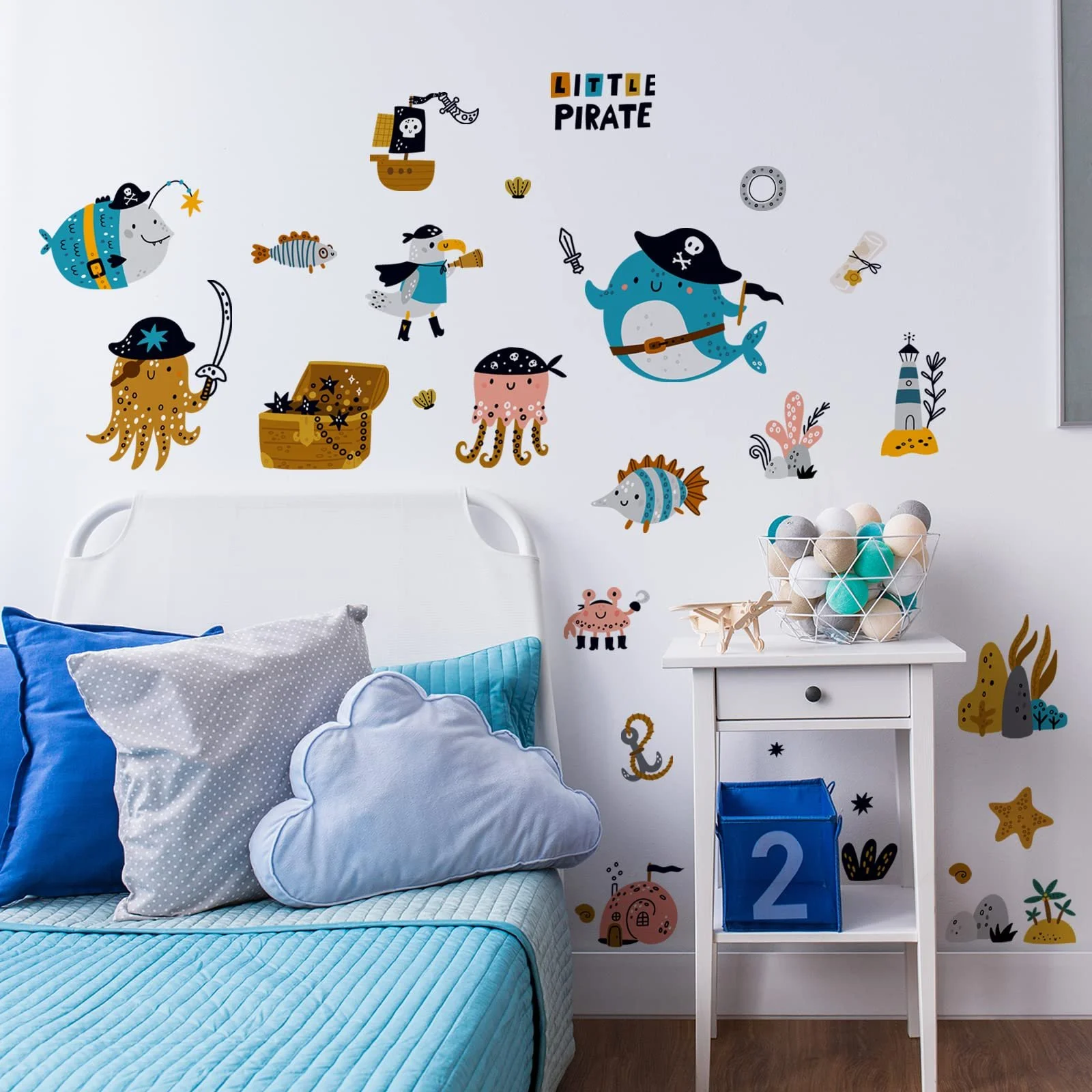 Наклейка на стіну WandSticker4U Пірати 70 x 52 см, фото №6 Наклейка на стіну WandSticker4U Пірати 70 x 52 см, фото №6