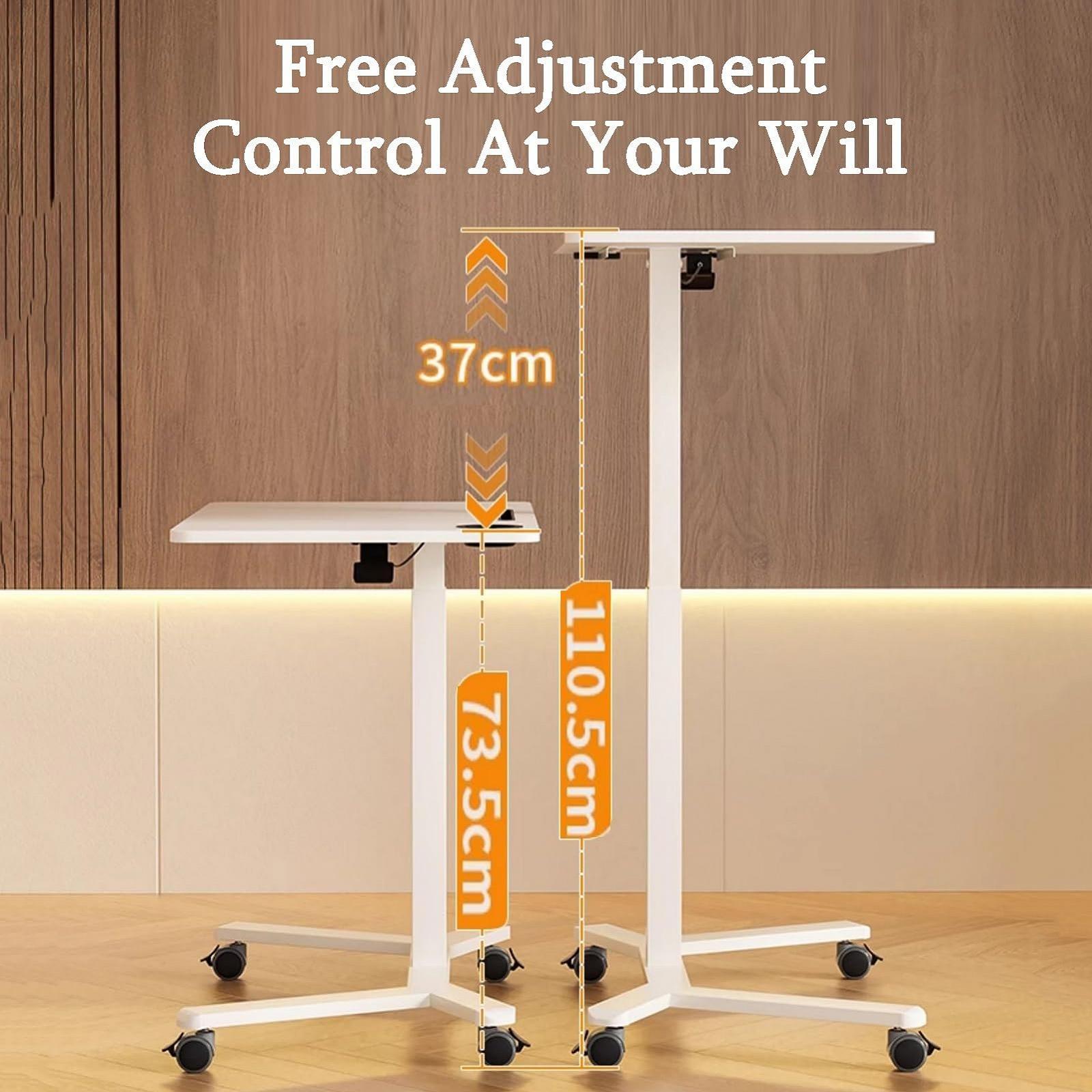 Напольная стойка для ноутбука, Портативный мобильный компьютерный стол, Регулируемый, Напольная полка для чтения книг, для офиса, дома, улицы, фото №3