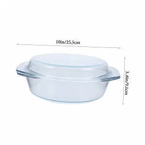 Форма скляна термостійка з кришкою synthetic.ua - Фото 1