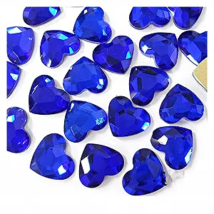 Украшения для ногтей Тип Сердце yaoqijie Strasssteine Hyj573 5,5 x 6 мм, Цвет: 40 шт - Фото 1